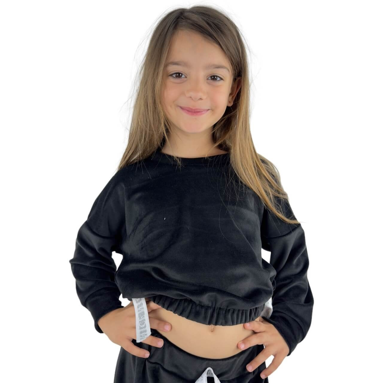 Survêtement en chenille fille