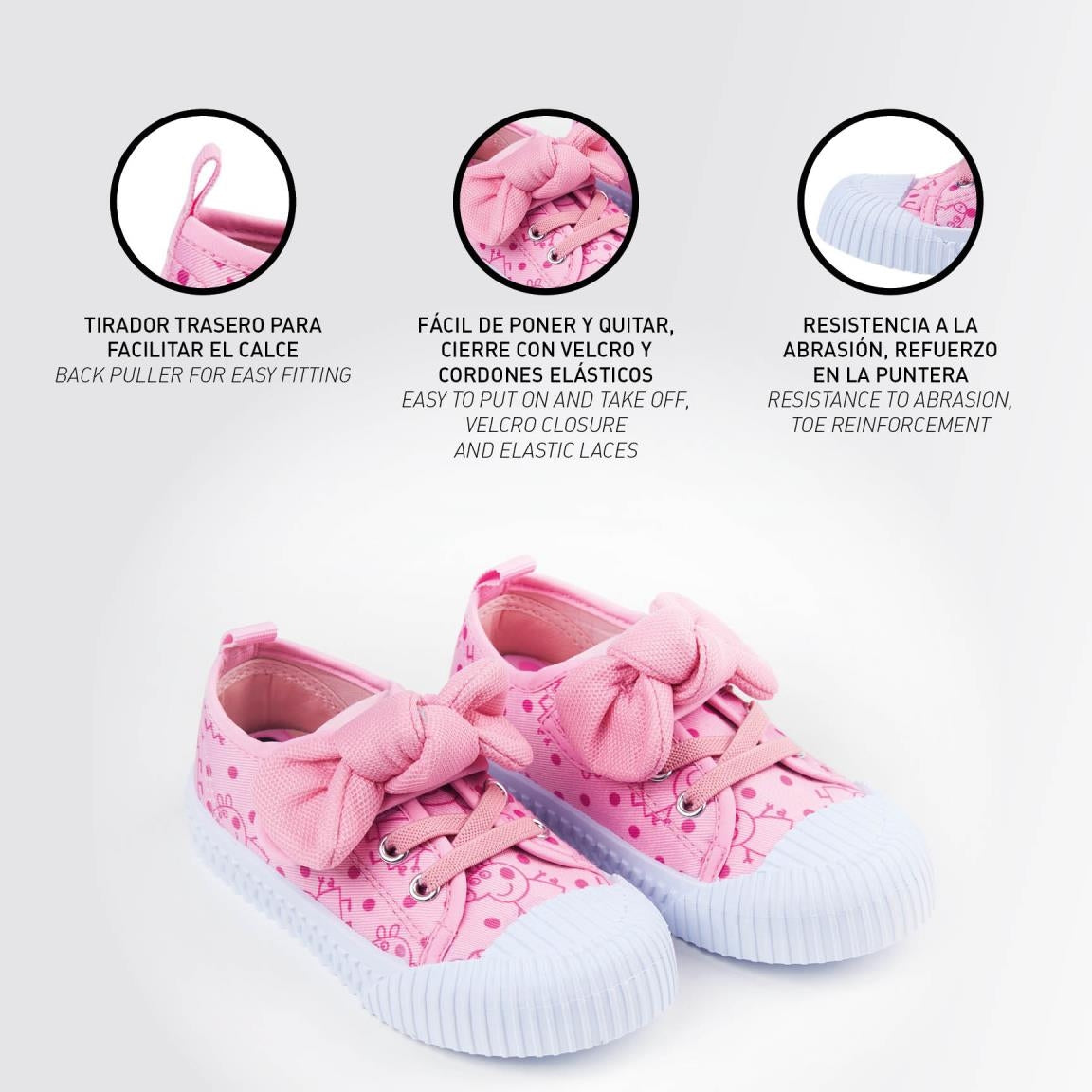 Scarpa in Tela Ballerina Peppa Pig