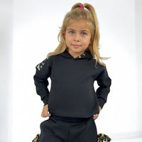 Tuta Animalier Cotone Garzato Bimba