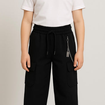 Pantalon cargo Pierre Cardin à poches pour enfants
